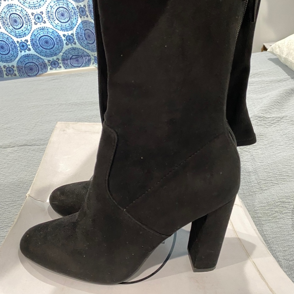 Steve Madden Emotions Thigh-High Suede Boots
